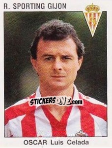 Cromo Oscar Luis Celada - Liga Spagnola 1993-1994 - Panini