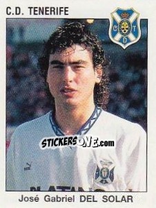 Sticker José Gabriel Del Solar - Liga Spagnola 1993-1994 - Panini