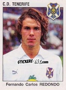 Sticker Fernando Carlos Redondo - Liga Spagnola 1993-1994 n. 301 - Panini