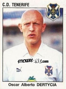 Sticker Oscar Alberto Dertycia - Liga Spagnola 1993-1994 n. 307 - Panini