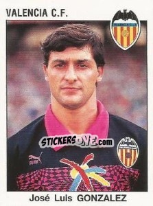 Figurina José Luis Gonzalez - Liga Spagnola 1993-1994 n. 311 - Panini