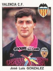 Cromo José Luis Gonzalez - Liga Spagnola 1993-1994 - Panini