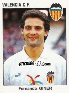 Sticker Fernando Giner - Liga Spagnola 1993-1994 n. 315 - Panini