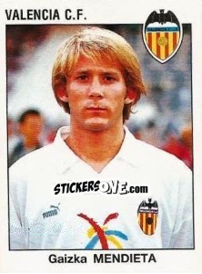 Sticker Gaizka Mendieta - Liga Spagnola 1993-1994 - Panini