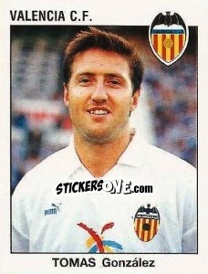 Cromo Tomas González - Liga Spagnola 1993-1994 n. 322 - Panini