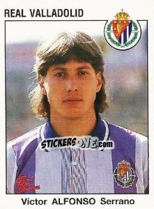 Cromo Víctor Alfonso Serrano - Liga Spagnola 1993-1994 - Panini