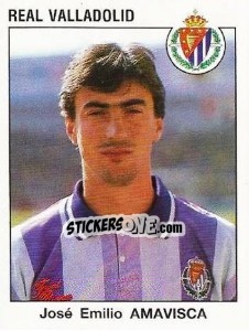 Sticker José Emilio Amavisca - Liga Spagnola 1993-1994 n. 341 - Panini