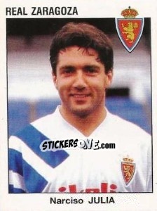 Sticker Narciso Julia - Liga Spagnola 1993-1994 n. 350 - Panini