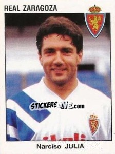 Figurina Narciso Julia - Liga Spagnola 1993-1994 - Panini