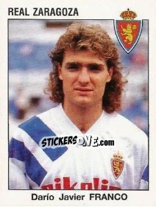 Sticker Darío Javier Franco - Liga Spagnola 1993-1994 n. 352 - Panini