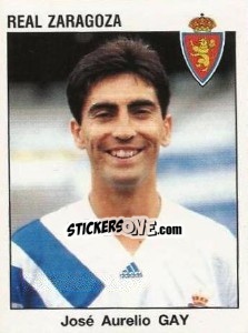 Sticker José Aurelio Gay - Liga Spagnola 1993-1994 n. 355 - Panini