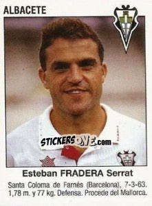 Sticker Esteve Fradera Serrat (Albacete)