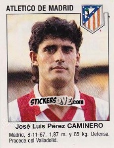 Sticker José Luis Pérez Caminero (Atletico De Madrid) - Liga Spagnola 1993-1994 n. 369 - Panini