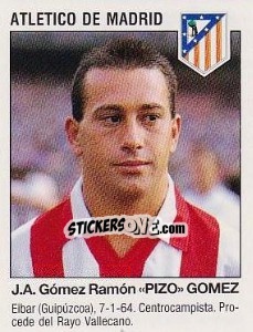 Cromo José Antonio Gómez Ramón "Pizzo Gomes" (Atletico De Madrid)