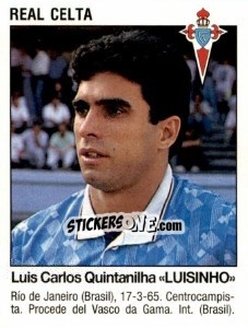 Cromo Luis Carlos Quintanilha "Luizinho" (Real Celta)