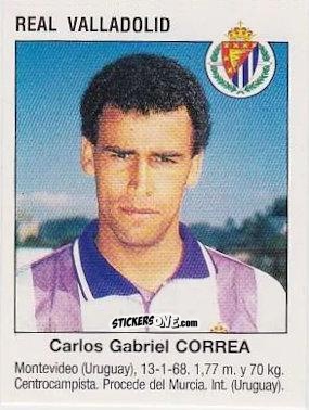 Sticker Carlos Gabriel Correa Viana (Real Valladolid) - Liga 1993-1994 n. 435 - Panini