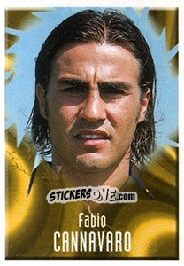 Sticker Fabio Cannavaro - Noi Campioni 2001-2002 n. 19 - Panini