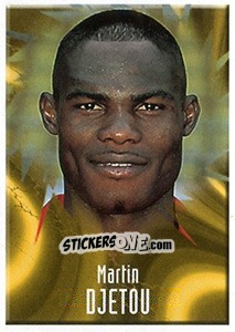 Sticker Martin Djetou - Noi Campioni 2001-2002 n. 25 - Panini