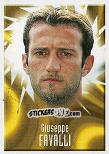 Sticker Giuseppe Favalli - Noi Campioni 2001-2002 n. 26 - Panini