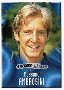 Sticker Massimo Ambrosini - Noi Campioni 2001-2002 n. 54 - Panini