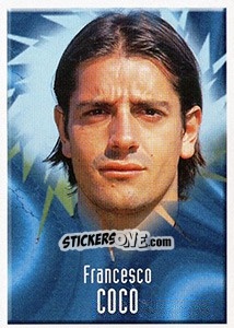 Sticker Francesco Coco - Noi Campioni 2001-2002 n. 61 - Panini