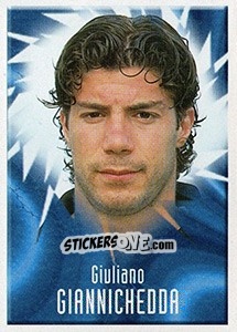 Sticker Giuliano Giannichedda - Noi Campioni 2001-2002 n. 74 - Panini