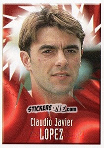 Sticker Claudio Javier Lopez - Noi Campioni 2001-2002 n. 122 - Panini