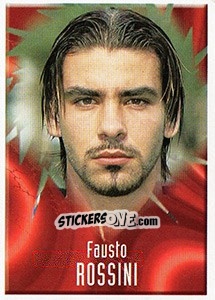 Sticker Fausto Rossini - Noi Campioni 2001-2002 n. 131 - Panini