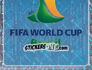 Figurina Official Emblem - FIFA World Cup Brazil 2014. Platinum edition - Panini