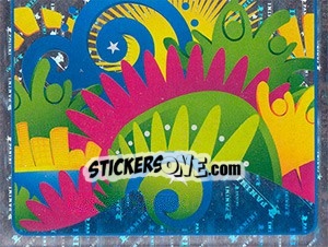 Sticker Official Mascot - FIFA World Cup Brazil 2014. Platinum edition n. 5 - Panini