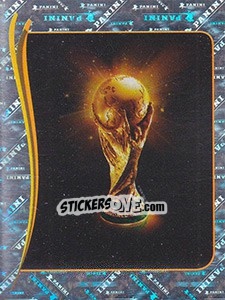 Sticker FIFA World Cup Trophy - FIFA World Cup Brazil 2014. Platinum edition - Panini