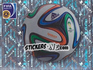 Sticker Brazuca - Official Ball - FIFA World Cup Brazil 2014. Platinum edition n. 7 - Panini