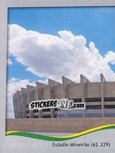 Sticker Estádio Mineirão - Belo Horizonte - FIFA World Cup Brazil 2014. Platinum edition n. 8 - Panini