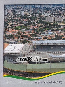 Sticker Arena Pantanal - Cuiabá - FIFA World Cup Brazil 2014. Platinum edition n. 12 - Panini