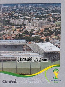 Figurina Arena Pantanal - Cuiabá - FIFA World Cup Brazil 2014. Platinum edition - Panini