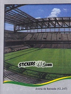 Sticker Arena da Baixada - Curitiba - FIFA World Cup Brazil 2014. Platinum edition n. 14 - Panini