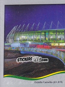 Sticker Estádio Castelão - Fortaleza - FIFA World Cup Brazil 2014. Platinum edition - Panini