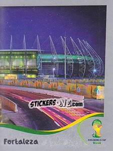 Cromo Estádio Castelão - Fortaleza - FIFA World Cup Brazil 2014. Platinum edition - Panini