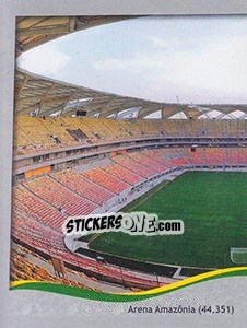 Sticker Arena Amazônia - Manaus - FIFA World Cup Brazil 2014. Platinum edition n. 18 - Panini