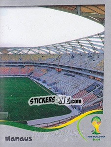 Sticker Arena Amazônia - Manaus - FIFA World Cup Brazil 2014. Platinum edition n. 19 - Panini
