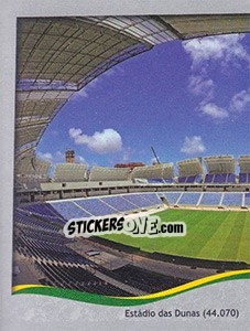 Sticker Estádio das Dunas - Natal - FIFA World Cup Brazil 2014. Platinum edition - Panini