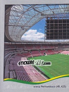 Figurina Arena Pernambuco - Recife - FIFA World Cup Brazil 2014. Platinum edition - Panini