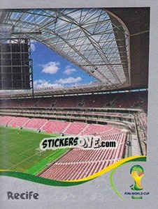 Sticker Arena Pernambuco - Recife - FIFA World Cup Brazil 2014. Platinum edition n. 25 - Panini