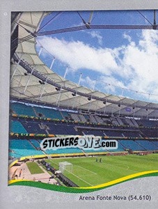 Cromo Arena Fonte Nova - Salvador - FIFA World Cup Brazil 2014. Platinum edition - Panini