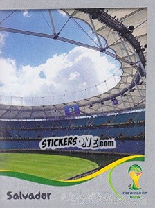 Figurina Arena Fonte Nova - Salvador - FIFA World Cup Brazil 2014. Platinum edition - Panini