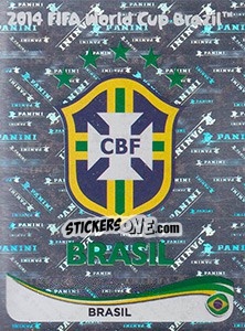 Figurina Badge - FIFA World Cup Brazil 2014. Platinum edition - Panini