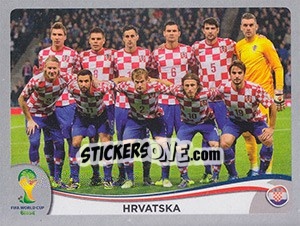 Sticker Team - FIFA World Cup Brazil 2014. Platinum edition n. 52 - Panini