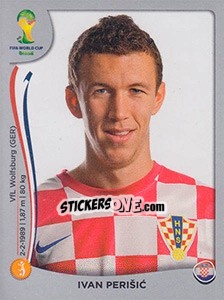 Sticker Ivan Perišic - FIFA World Cup Brazil 2014. Platinum edition - Panini