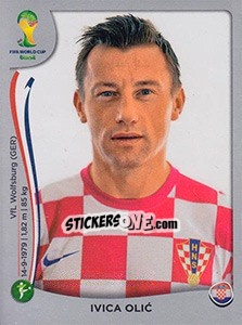 Sticker Ivica Olic - FIFA World Cup Brazil 2014. Platinum edition n. 66 - Panini