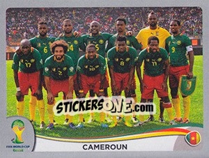 Sticker Team - FIFA World Cup Brazil 2014. Platinum edition n. 90 - Panini